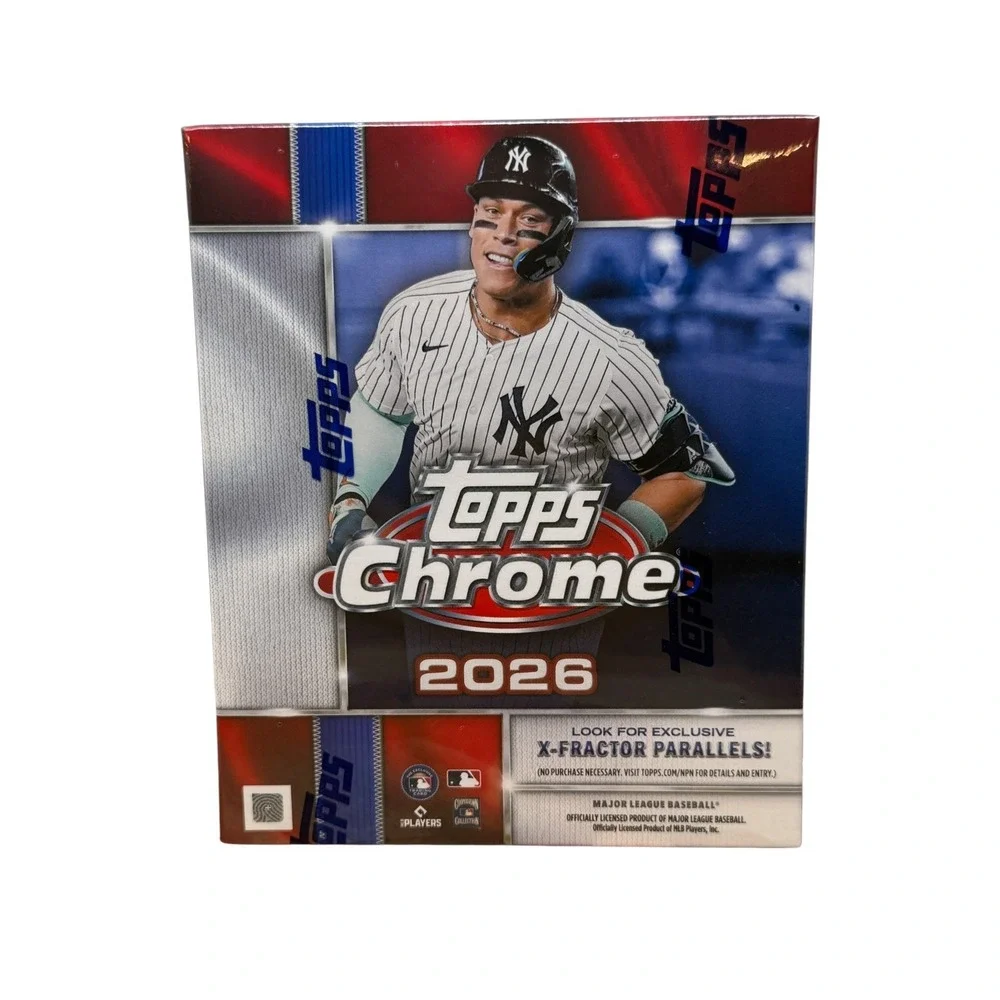 Topps Chrome Baseball Blaster Box 2026 OS Multi X-Fractor Parallels